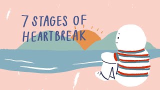 7 Stages After A Break Up [upl. by Pitarys]