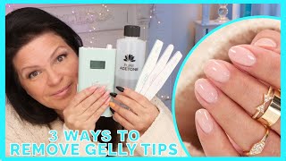 How to Remove Gelly Tips Safely👍🏼 [upl. by Lyndsie]