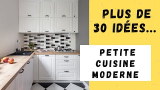 Petite cuisine moderne  Idées de design [upl. by Jesh]