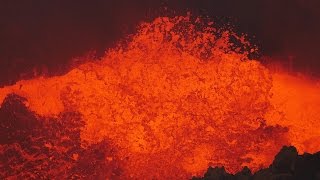 Masaya volcano erupts a lava lake in Nicaragua [upl. by Jeffery]