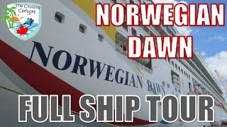 Norwegian Dawn Ship Tour  Narrated full Walkthrough [upl. by Atnamas]