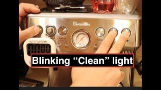 quotCleanquot Blinking Light  Breville Barista Express [upl. by Veronica231]