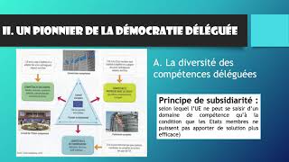 1HGGSP  Le fonctionnement de lUE  démocratie représentative et démocratie déléguée [upl. by Mall]