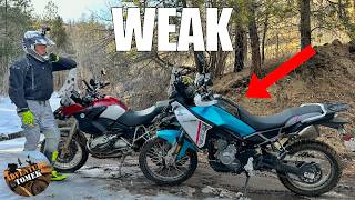 BMW R1200GS Owner Rides CFMOTO 450MT Ibex [upl. by Aicilyhp997]