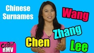 Top 10 Chinese Surnames  OriginsFacts [upl. by Suzzy421]