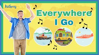 Everywhere I Go  Preschool Worship Video [upl. by Iniretake414]