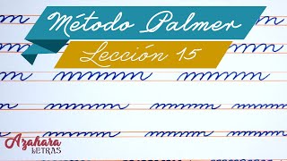 Método Palmer de Caligrafía en Español  Lección 15 [upl. by Adnileb24]