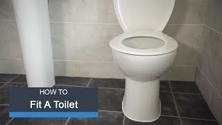 Wickes How To Fit a Toilet [upl. by Delisle]