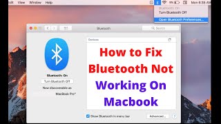 Bluetooth not working on macbook pro  Bluetooth disconnecting on macbook pro [upl. by Hsirrap]