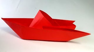 Como hacer un Barco de papel Origami  How to Make an Origami Paper Boat [upl. by Misha583]