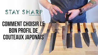 Comment choisir le bon profil de couteaux Japonais  STAY SHARP [upl. by Meil129]