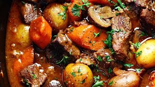 Slow Cooker Beef Bourguignon I The Recipe Critic [upl. by Sula]