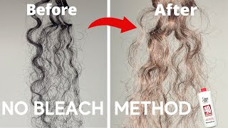 How To Dark To Light Brown Hair in ONE STEP  NO BLEACH Method TESTED Results [upl. by Ulrikaumeko781]