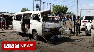 Somalia Dozens killed in Mogadishu attack  BBC News [upl. by Sualk]