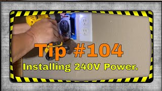 How to add 240V power to your garage [upl. by Atinahs]