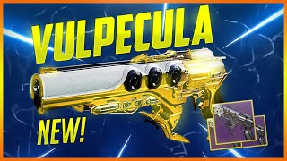 How To Get Vulpecula FAST amp EASY INSANE Stasis Handcannon Perks God Roll Guide  Destiny 2 [upl. by Ethban40]