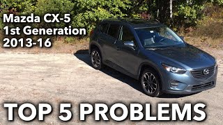 Top 5 Problems Mazda CX5 SUV 1st Generation 201316 [upl. by Felike514]