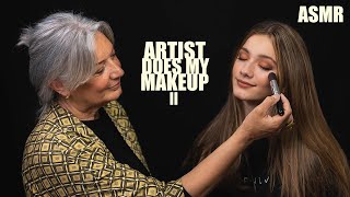 ASMR  MAKEUP ARTIST does my PARTY MAKEUP Makeup tutorial [upl. by Yenmor195]