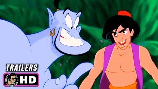 ALADDIN Animated Trailers 1992 Disney [upl. by Llyrad]