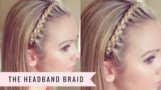 The Headband Braid by SweetHearts Hair [upl. by Ahsitneuq361]