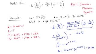 Arrhenius Equation [upl. by Tirzah724]