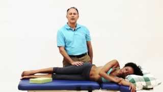 QUADRATUS LUMBORUM – Side Lying Stretch [upl. by Gnidleif]