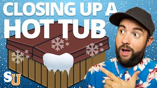 How To WINTERIZE Your HOT TUB in 11 Steps [upl. by Wood578]