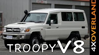 LAND CRUISER TROOPY V8 REVIEW AndrewSPW Land Cruiser build6  4xOverland [upl. by Enileuqaj726]