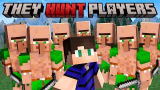 Hunted by VILLAGERS on Minecrafts Deadliest Island [upl. by Esdnyl]