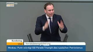 Bundestag  Debatte zur Vorratsdatenspeicherung am 09052014 [upl. by Tally]