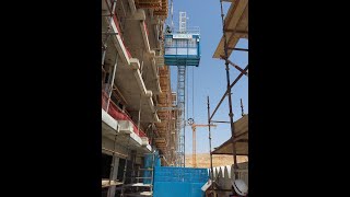 Construction HoistConstruction Elevator Installation [upl. by Henryson256]