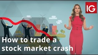 How to trade a stock market crash  How to trade with IG [upl. by Iinde]