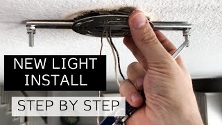 How To Install A Hanging Light  Step By Step Guide [upl. by Nanoc653]