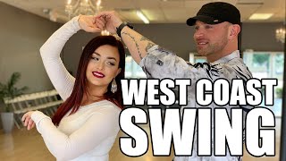 West Coast Swing Basic Steps  WCS Beginner [upl. by Palma941]