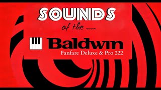 Sounds of The Baldwin Organ [upl. by Cyprus418]