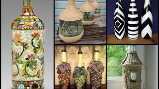 50 Beautiful Bottle Decorating Ideas – DIY Recycled Room Decor [upl. by Ahsha715]