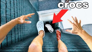 I Tried Parkour in Crocs [upl. by Hedley]