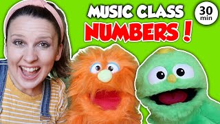 Preschool Music and Movement Class  Number Songs Counting Dance and Learning Videos for Kids [upl. by Aneris]