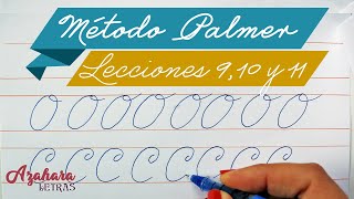 Método Palmer de Caligrafía en Español  Lecciones 9 10 y 11 [upl. by Annaet]