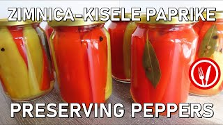 Najbolje i najbrže kisele paprike za zimnicu🔹Quick and easy technique for preserving peppers [upl. by Ahseiat]