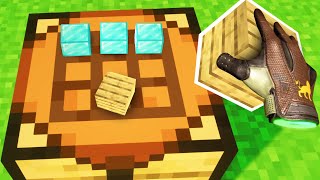 Realistic CRAFTING in Minecraft [upl. by Eirahcaz]