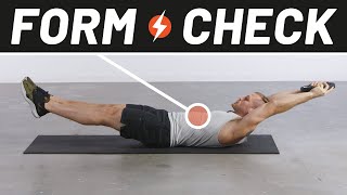 How to Perfect Your Hollow Hold  Form Check  Mens Health [upl. by Danika]