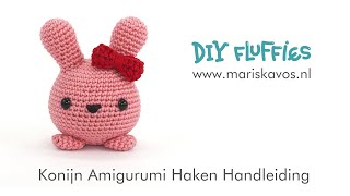 Mimi het konijn Amigurumi haakpatroon Nederlands [upl. by Brew158]