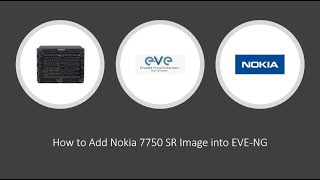 How to Add Nokia Router 7750 SROS Image in EVENG [upl. by Vallo158]