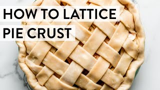 How to Lattice Pie Crust  Sallys Baking Recipes [upl. by Yhtuv]