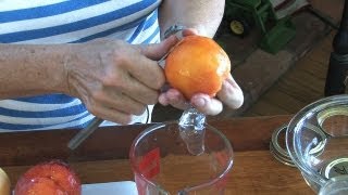 Easiest Way To Peel Peaches [upl. by Legra696]