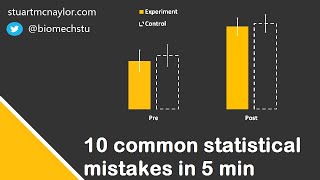 Ten Statistical Mistakes in 5 Min [upl. by Aerahs575]