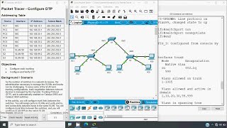 355 Packet Tracer  Configure DTP [upl. by Catharine]