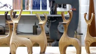 Scrap Wood Reindeer  Bandsaw Magic [upl. by Blandina]