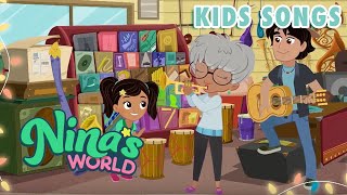 Ninas World Deck The Halls Lyric Music Video  Universal Kids [upl. by Lledyl]